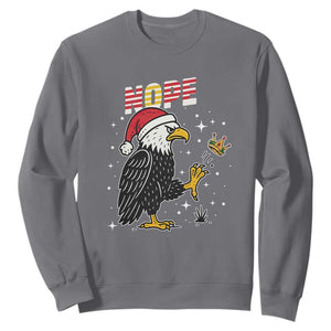 Funny Eagle No Kings In America Christmas 2025 Sweatshirt TS12 Charcoal Print Your Wear