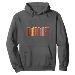 African American Teachers Gift Hoodie Black History Leaders Book TS12 Dark Heather Print Your Wear