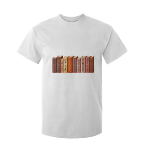 African American Teachers Gift T Shirt For Kid Black History Leaders Book TS12 White Print Your Wear