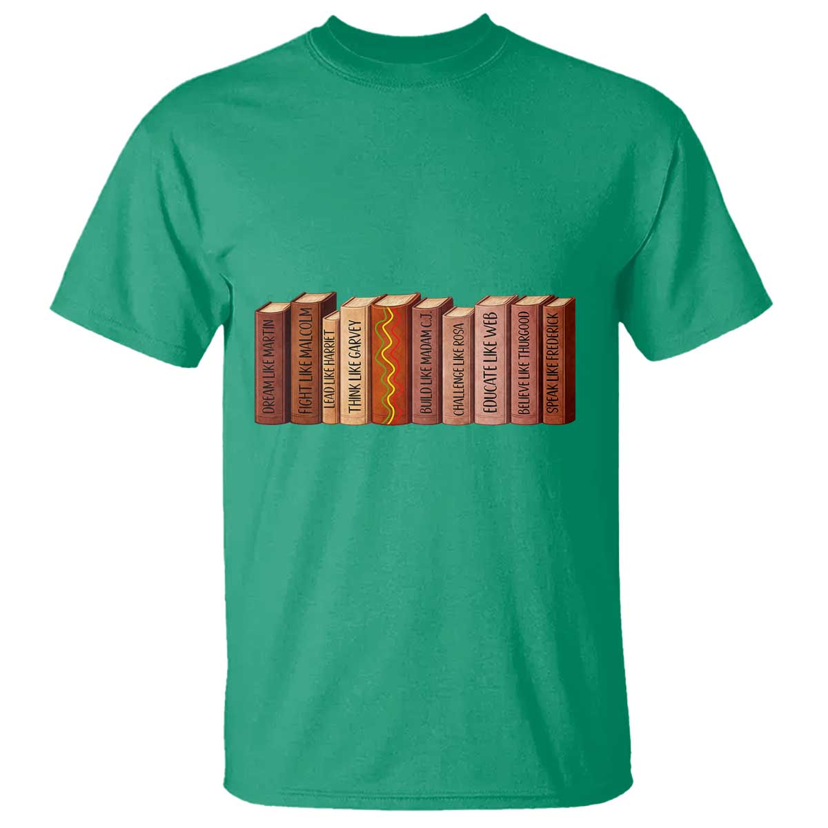 African American Teachers Gift T Shirt Black History Leaders Book TS12 Irish Green Print Your Wear