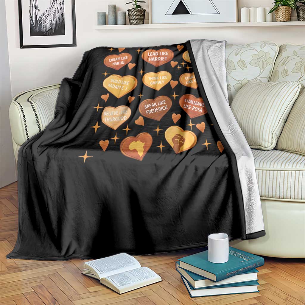 Black History Leaders Throw Blanket African American Teachers Pride TS12 Print Your Wear