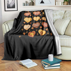 Black History Leaders Throw Blanket African American Teachers Pride TS12 Print Your Wear