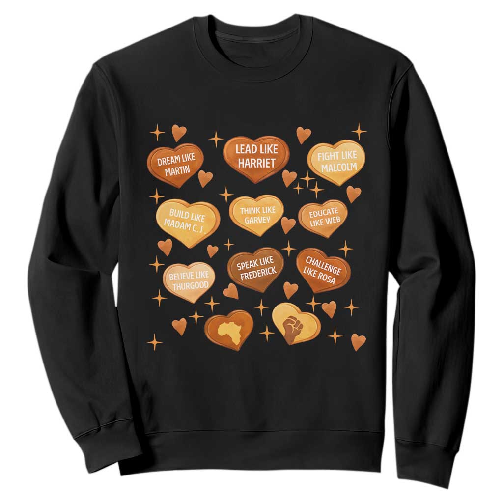 Black History Leaders Sweatshirt African American Teachers Pride TS12 Black Print Your Wear
