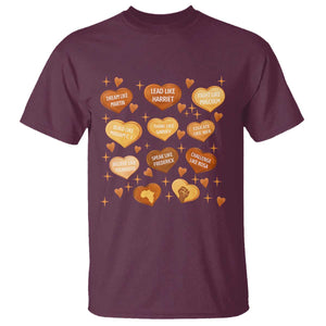 Black History Leaders T Shirt African American Teachers Pride TS12 Maroon Print Your Wear