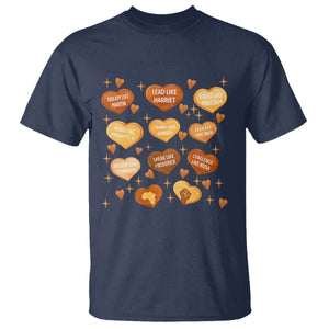 Black History Leaders T Shirt African American Teachers Pride TS12 Navy Print Your Wear