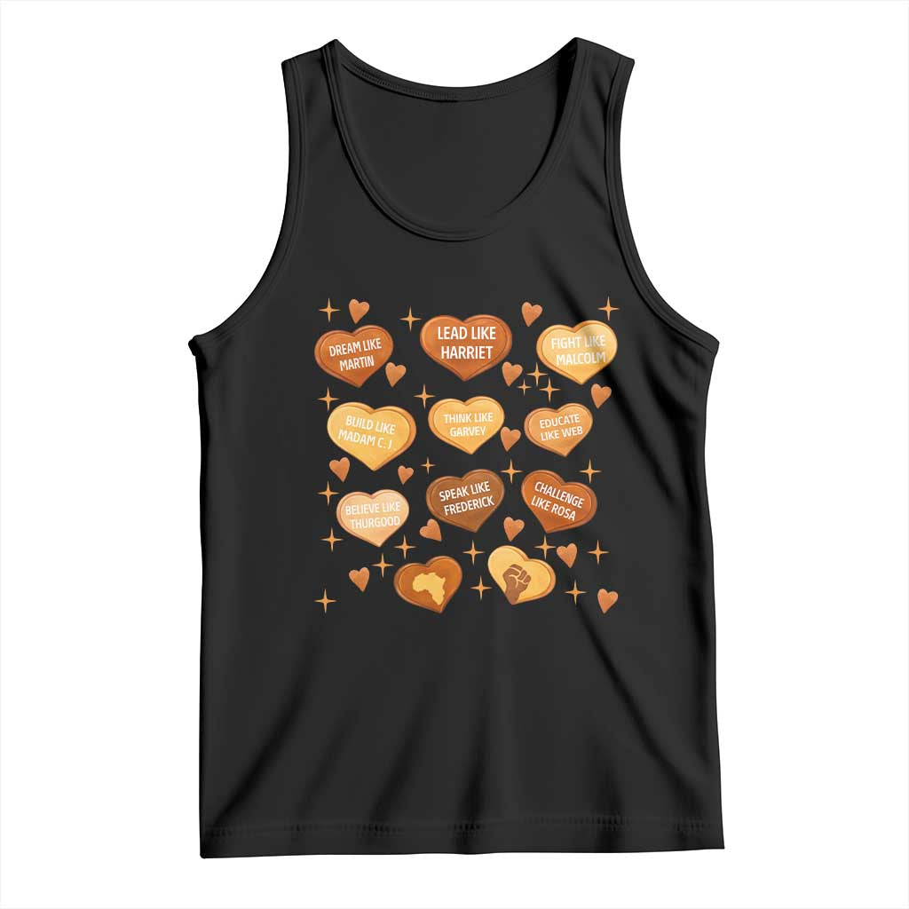 Black History Leaders Tank Top African American Teachers Pride TS12 Black Print Your Wear