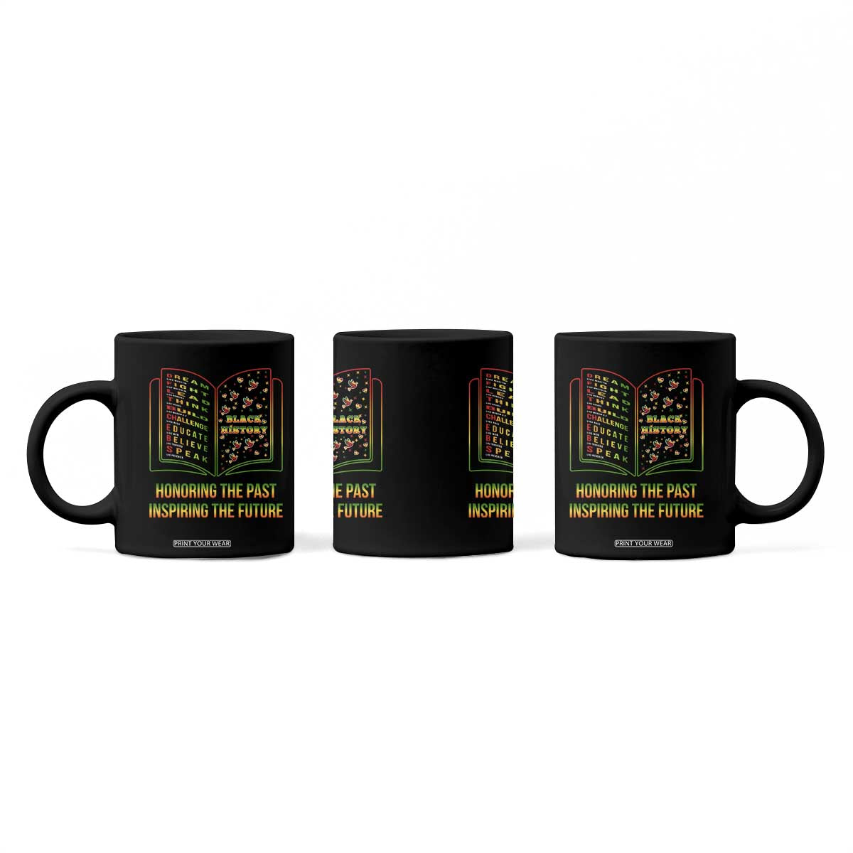 Black History Leaders Book Coffee Mug African American History For Teachers TS12 Print Your Wear
