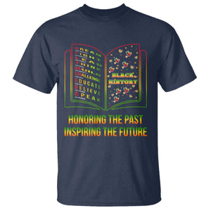 Black History Leaders Book T Shirt African American History For Teachers TS12 Navy Print Your Wear