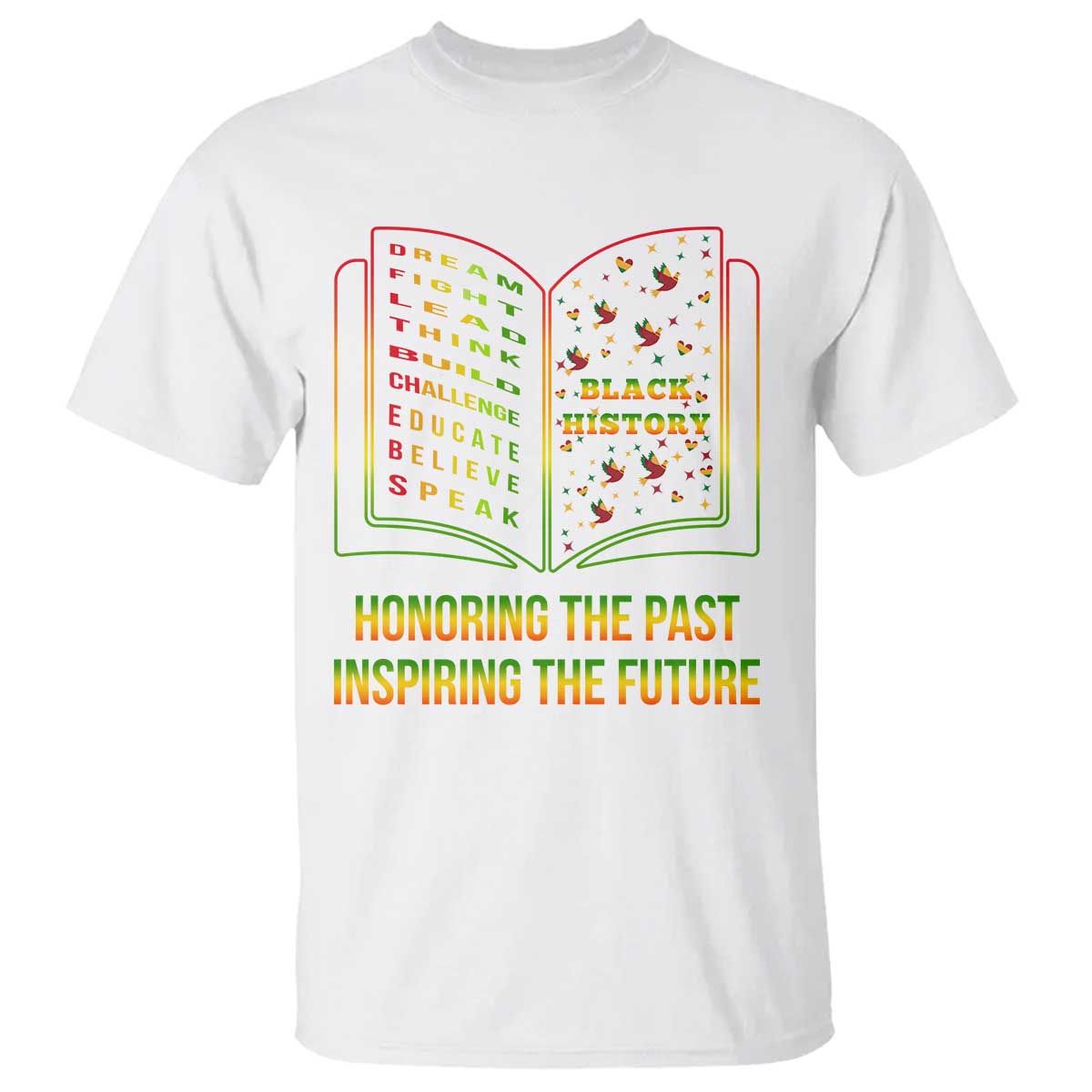 Black History Leaders Book T Shirt African American History For Teachers TS12 White Print Your Wear