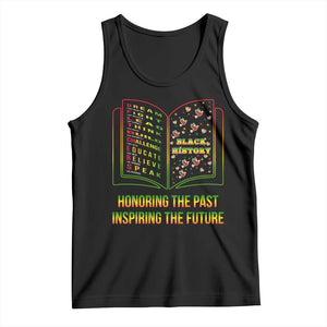 Black History Leaders Book Tank Top African American History For Teachers TS12 Black Print Your Wear
