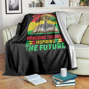 Black History Honoring The Past Inspiring The Future Throw Blanket African American Pride TS12 Print Your Wear