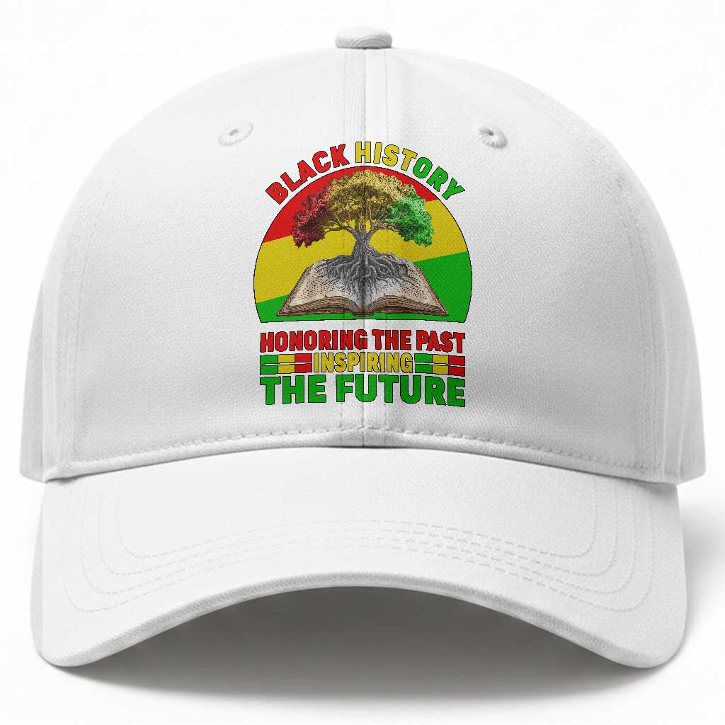Black History Honoring The Past Inspiring The Future Baseball Cap African American Pride TS12 Print Your Wear