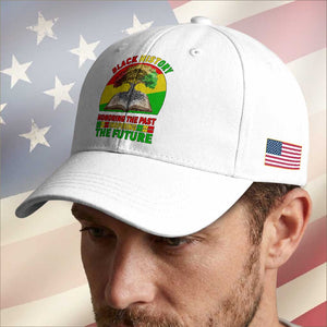 Black History Honoring The Past Inspiring The Future Baseball Cap African American Pride TS12 Print Your Wear