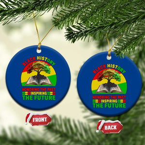 Black History Honoring The Past Inspiring The Future Ceramic Ornament African American Pride TS12 1pc Blue Print Your Wear
