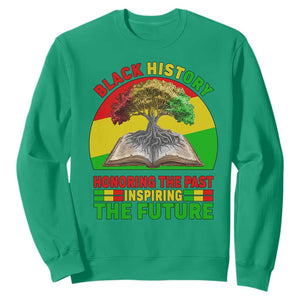 Black History Honoring The Past Inspiring The Future Sweatshirt African American Pride TS12 Irish Green Print Your Wear