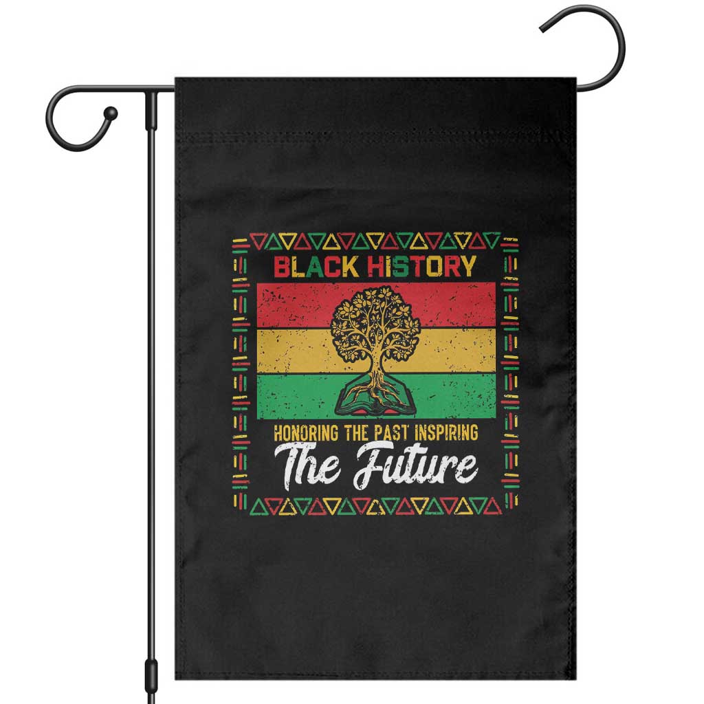 Black History Month Garden Flag Honoring The Past Inspiring The Future TS12 Black Print Your Wear