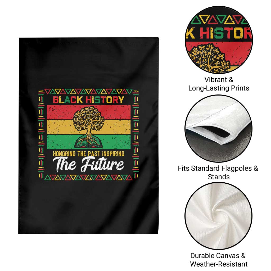 Black History Month Garden Flag Honoring The Past Inspiring The Future TS12 Print Your Wear