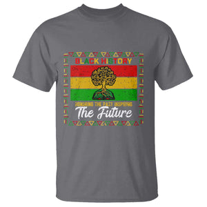 Black History Month T Shirt Honoring The Past Inspiring The Future TS12 Charcoal Print Your Wear