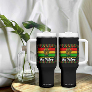 Black History Month Tumbler With Handle Honoring The Past Inspiring The Future TS12 Print Your Wear