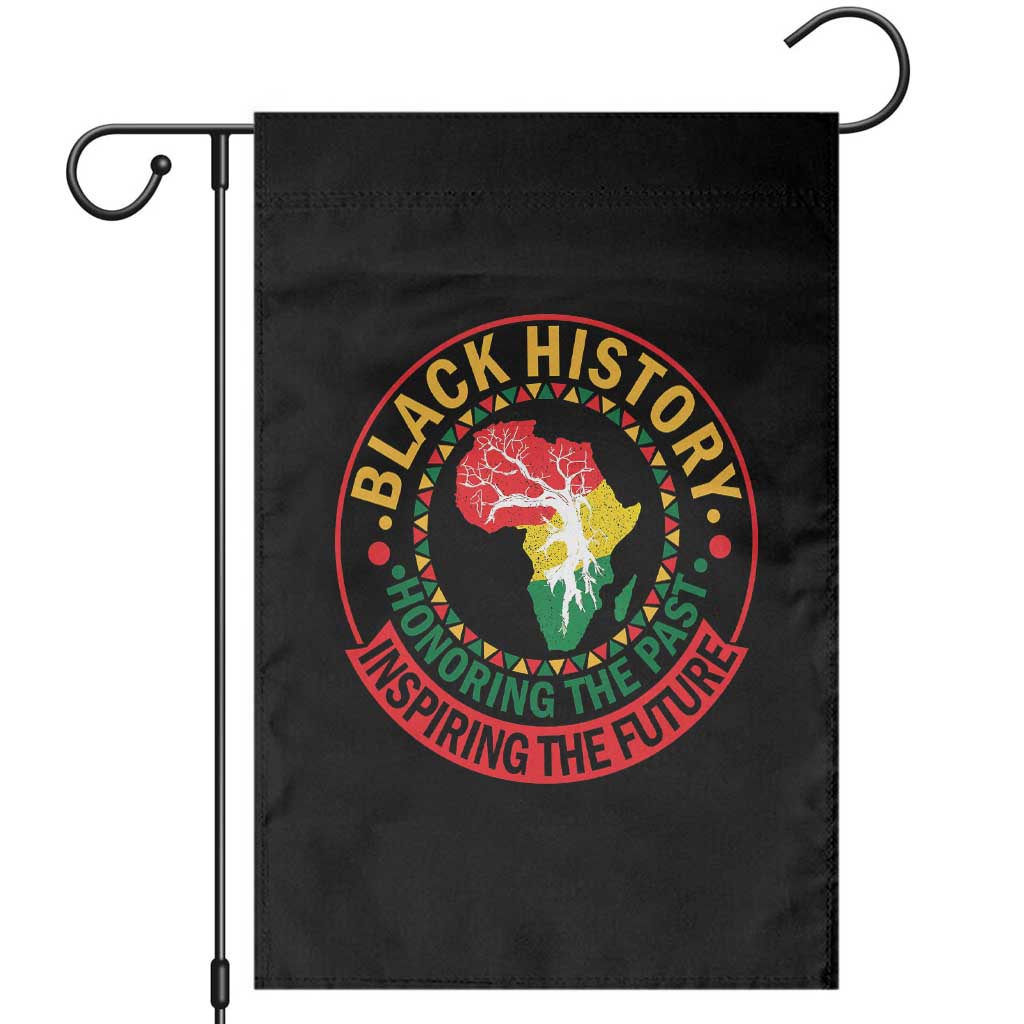 Inspiring The Future Honoring The Past Garden Flag African American Heritage TS12 Black Print Your Wear