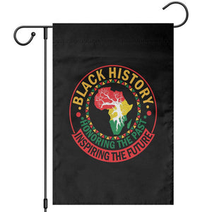 Inspiring The Future Honoring The Past Garden Flag African American Heritage TS12 Black Print Your Wear