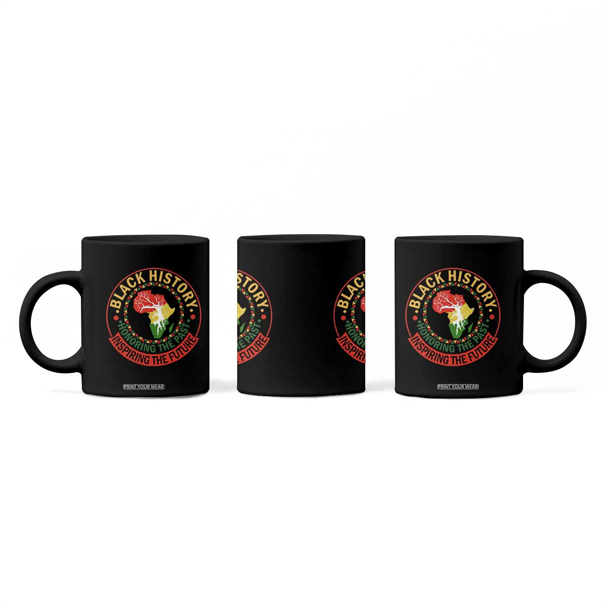 Inspiring The Future Honoring The Past Coffee Mug African American Heritage TS12 Print Your Wear