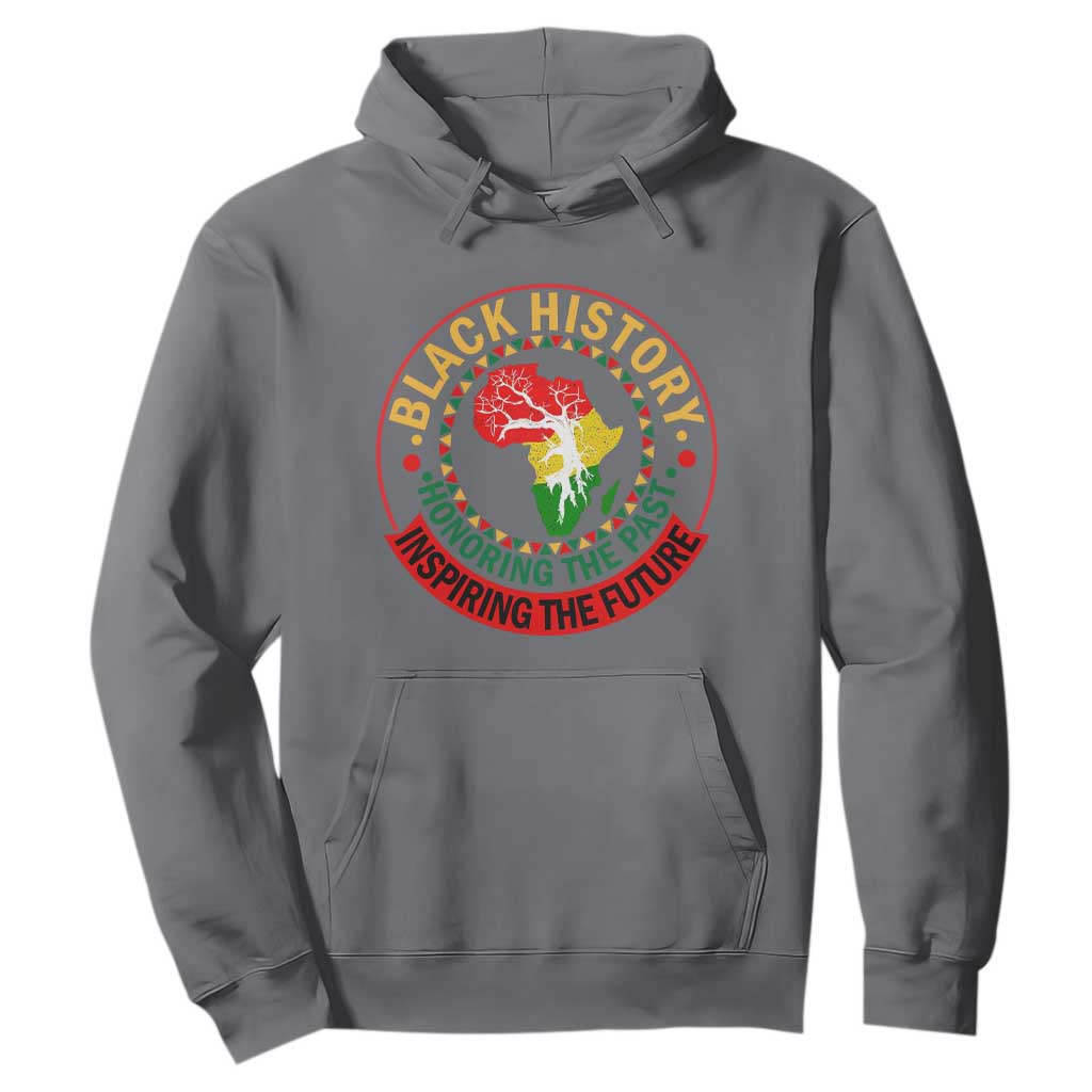 Inspiring The Future Honoring The Past Hoodie African American Heritage TS12 Charcoal Print Your Wear