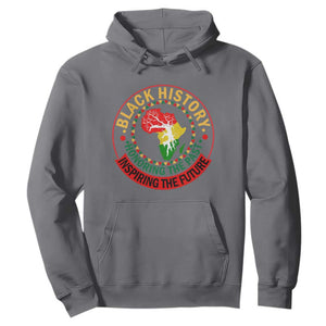 Inspiring The Future Honoring The Past Hoodie African American Heritage TS12 Charcoal Print Your Wear