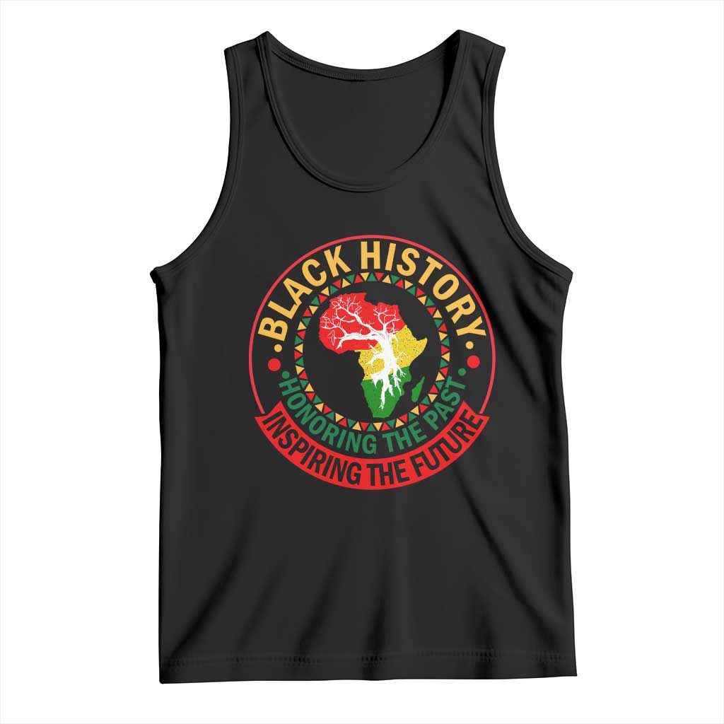 Inspiring The Future Honoring The Past Tank Top African American Heritage TS12 Black Print Your Wear