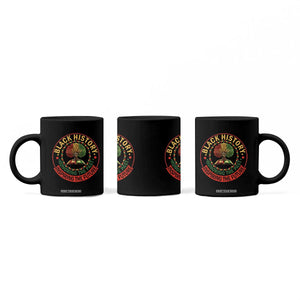 Black History Month Quote Coffee Mug Honoring The Past Inspiring The Future Gift TS12 Print Your Wear
