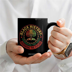 Black History Month Quote Coffee Mug Honoring The Past Inspiring The Future Gift TS12 Print Your Wear