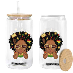 My Roots Black History Culture Pride Glass Can African American Heritage TS12 Print Your Wear