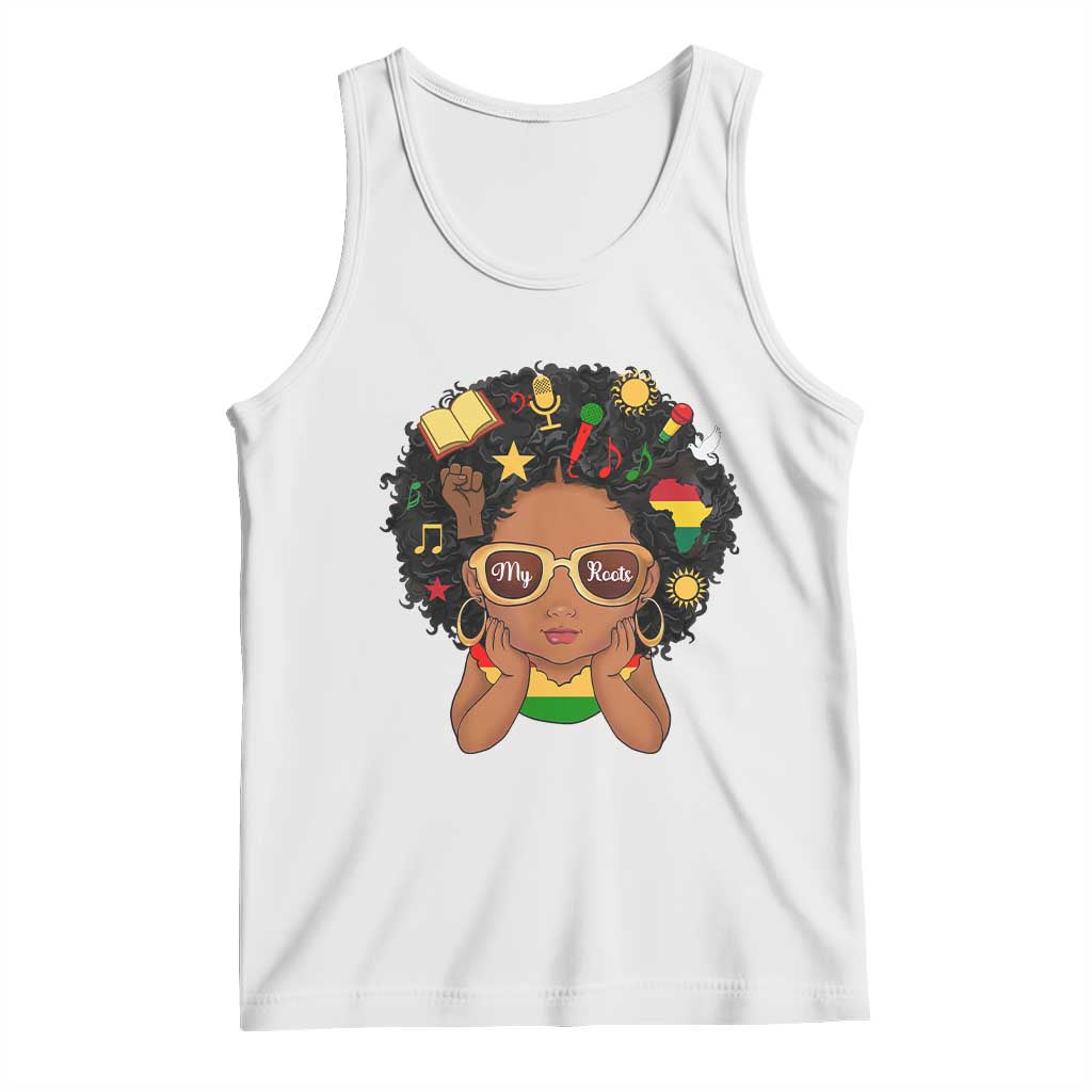 My Roots Black History Culture Pride Tank Top African American Heritage TS12 White Print Your Wear