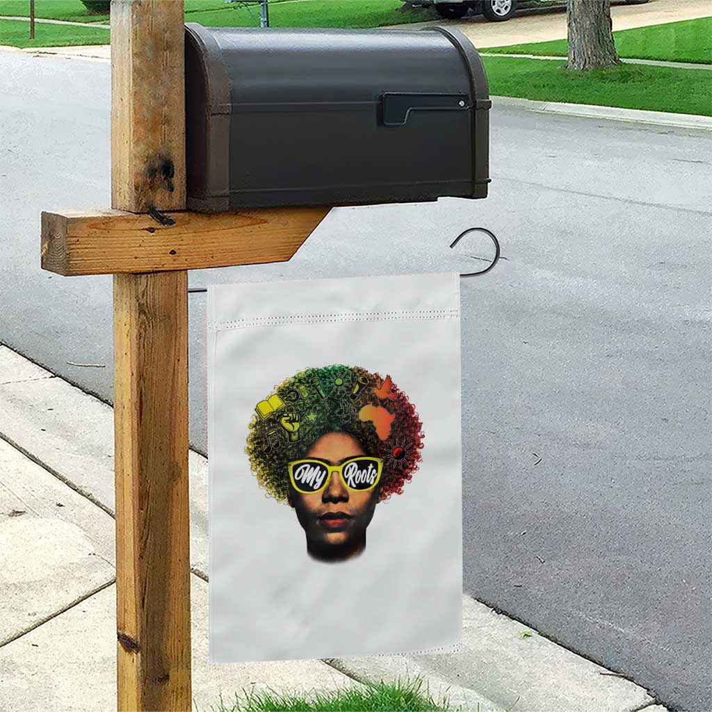Black History Month Garden Flag My Roots African American Pride Gift TS12 Print Your Wear