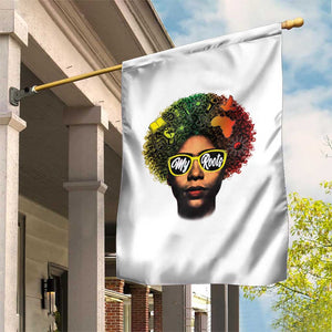 Black History Month Garden Flag My Roots African American Pride Gift TS12 Print Your Wear