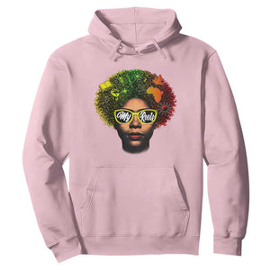 Black History Month Hoodie My Roots African American Pride Gift TS12 Light Pink Print Your Wear