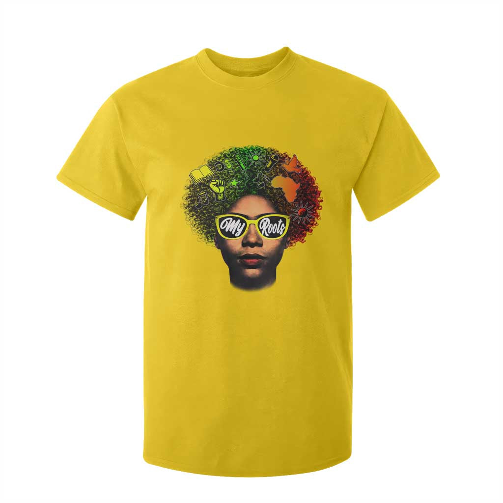 Black History Month T Shirt For Kid My Roots African American Pride Gift TS12 Daisy Print Your Wear