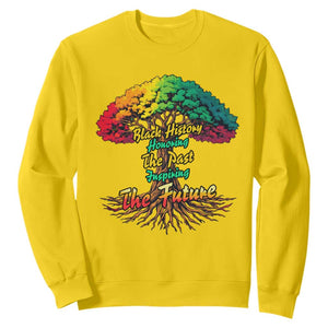 Black History Month Quote Sweatshirt Inspiring The Future Honoring The Past TS12 Daisy Print Your Wear