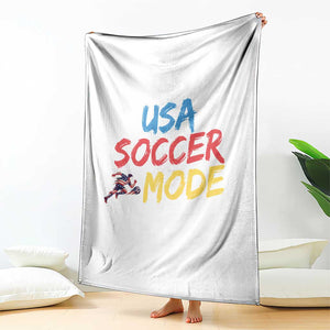 USA Soccer Mode Throw Blanket United States Team Pride TS12 Print Your Wear