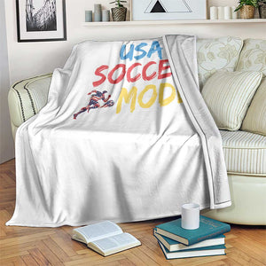 USA Soccer Mode Throw Blanket United States Team Pride TS12 Print Your Wear