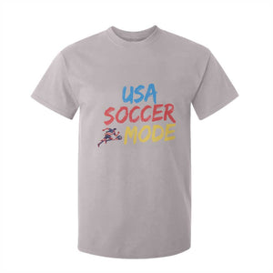 USA Soccer Mode T Shirt For Kid United States Team Pride TS12 Ice Gray Print Your Wear