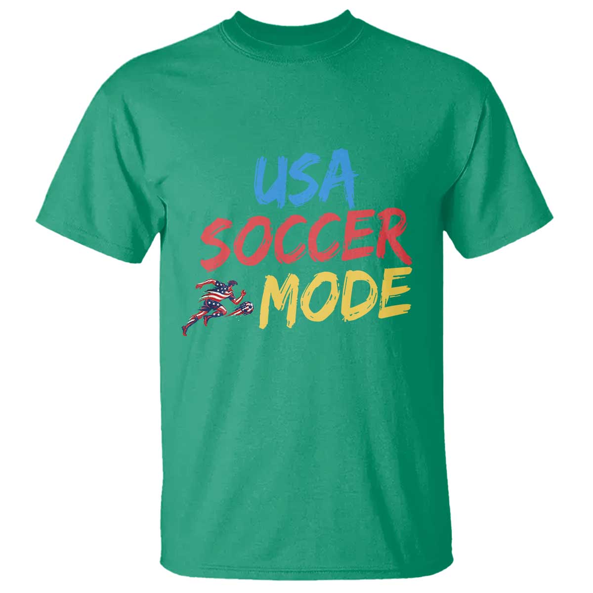 USA Soccer Mode T Shirt United States Team Pride TS12 Irish Green Print Your Wear