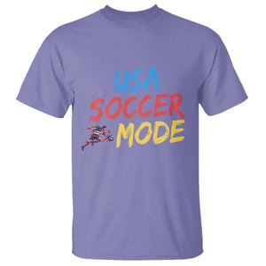 USA Soccer Mode T Shirt United States Team Pride TS12 Violet Print Your Wear