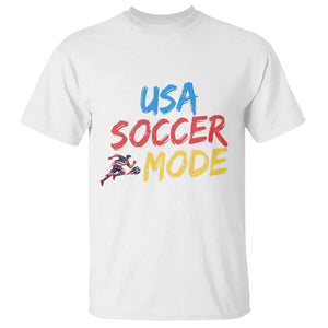 USA Soccer Mode T Shirt United States Team Pride TS12 White Print Your Wear