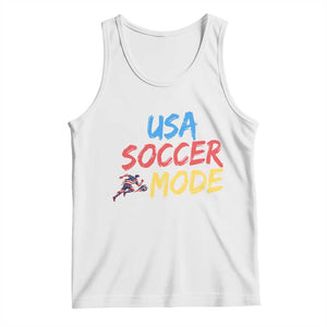 USA Soccer Mode Tank Top United States Team Pride TS12 White Print Your Wear