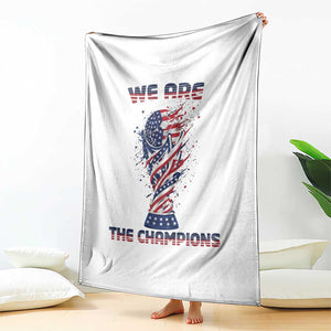 We Are Champions Throw Blanket USA Soccer Lover Gift TS12 Print Your Wear