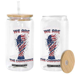 We Are Champions Glass Can USA Soccer Lover Gift TS12 Print Your Wear