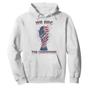 We Are Champions Hoodie USA Soccer Lover Gift TS12 White Print Your Wear