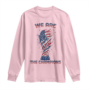 We Are Champions Long Sleeve Shirt USA Soccer Lover Gift TS12 Light Pink Print Your Wear