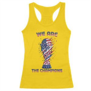 We Are Champions Racerback Tank Top USA Soccer Lover Gift TS12 Daisy Print Your Wear